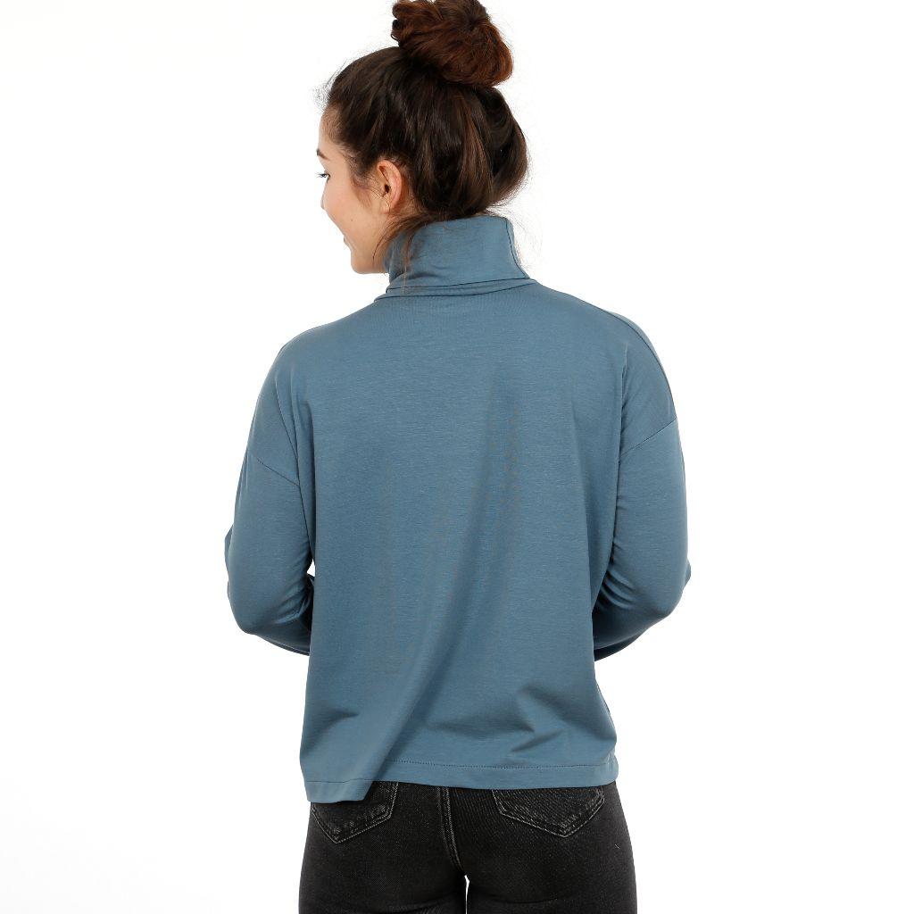 Papierschnittmuster Rollkragen Frau Reta XS-XXL